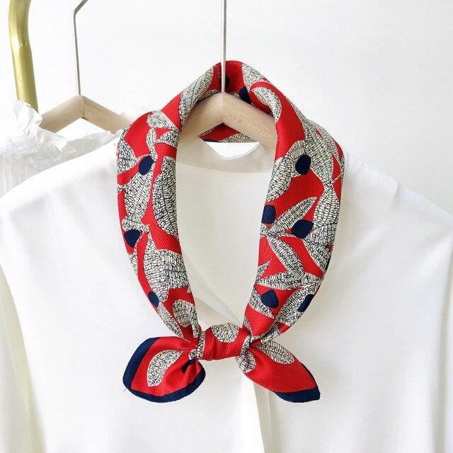 thumbnail image 2 of 68*68CM New Cotton Scarf Square Neck Shawl Neckerchief Wrap Design 2 of 10