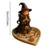 Halloween Witch Decor Witch Display Stand Spooky Halloween Witch Jewelry Organizer Desktop Decoration for Home Office