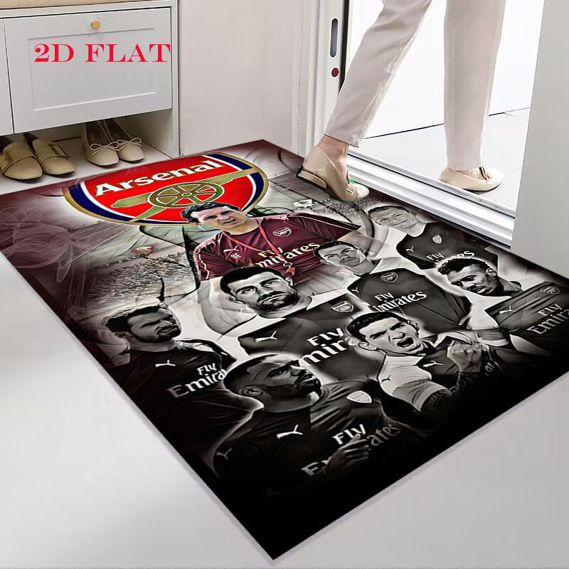 Arsenal Football Club Carpet Rug for Living Room Bedroom Home Sofa Decoration,Kids Play Nonslip Floor Mat