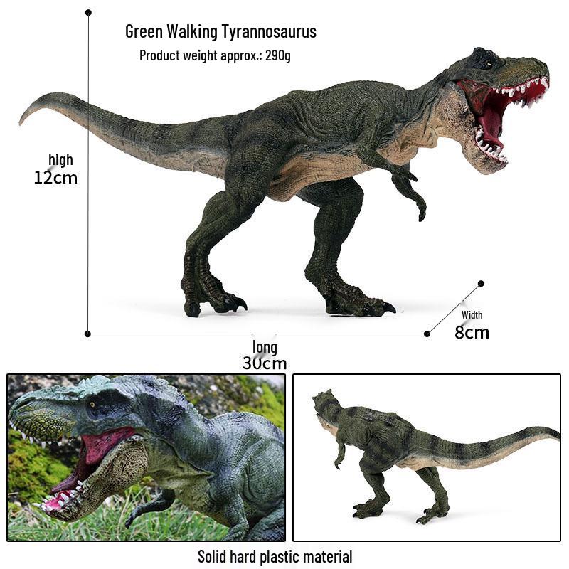 Children's Dinosaur Toy Set: King Kong, Tyrannosaurus Rex, Aurochs, Pachycephalosaurus, Spinosaurus, Therizinosaurus Model.