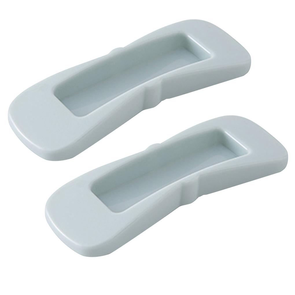 

2 шт. Ручки для дверей шкафа, пластиковые, для самостоятельного открывания окон, украшения зелёный