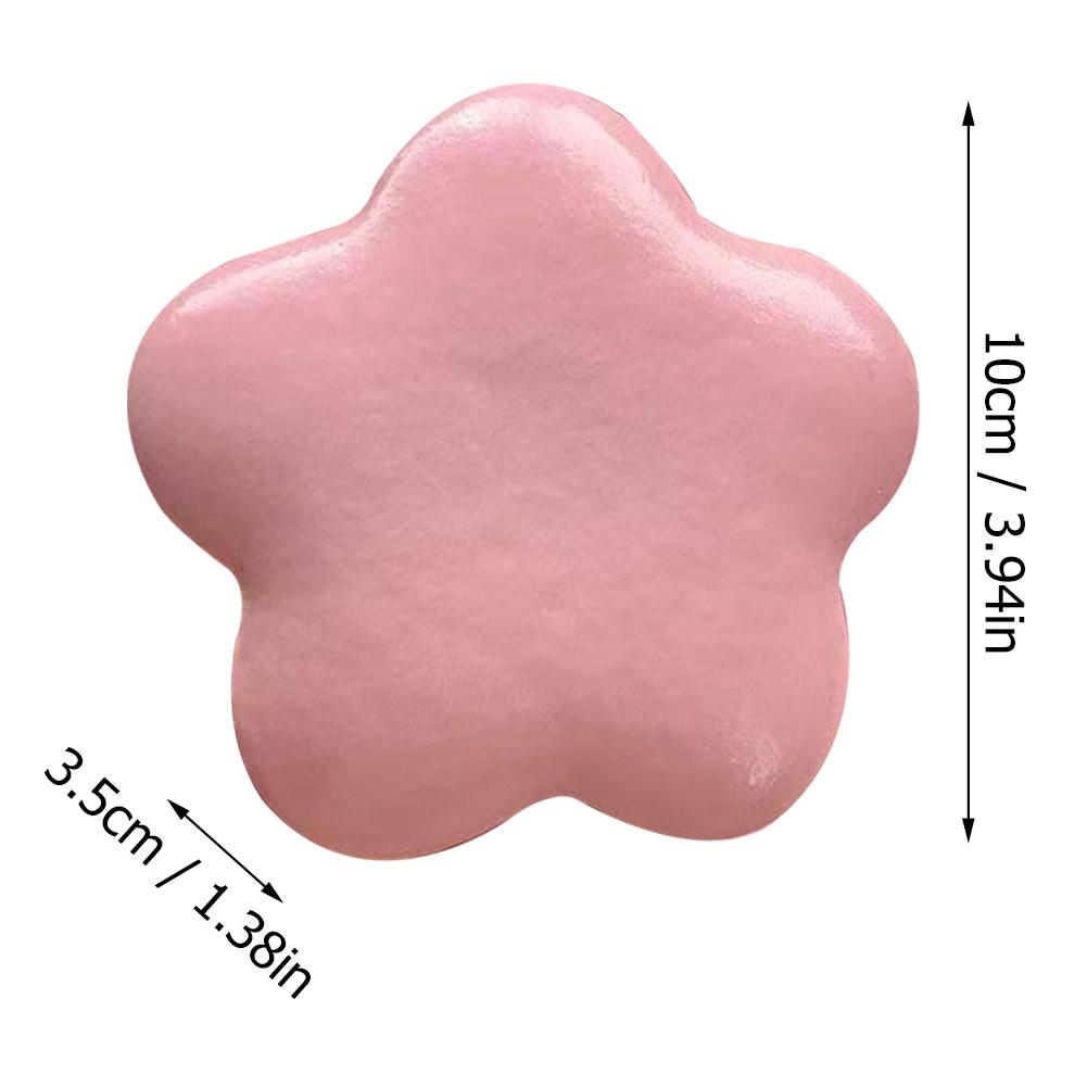 Kawaii Cute Star Squeeze Toy Flower Slow Rebound Wet Soft Suction Finger Pinch Decompression Squishy Toy Stress Release Toys