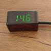 Motorhead Motorcycle Compact Voltmeter Voltmeter Mini Meter Waterproof Small Voltmeter (Green)