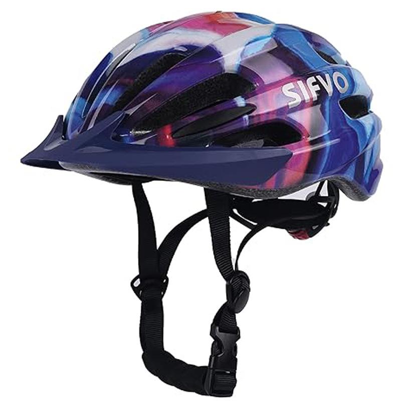 Spot children's riding helmets with taillights Adjustable bicycle helmets Outdoor sports balance bike riding helmets