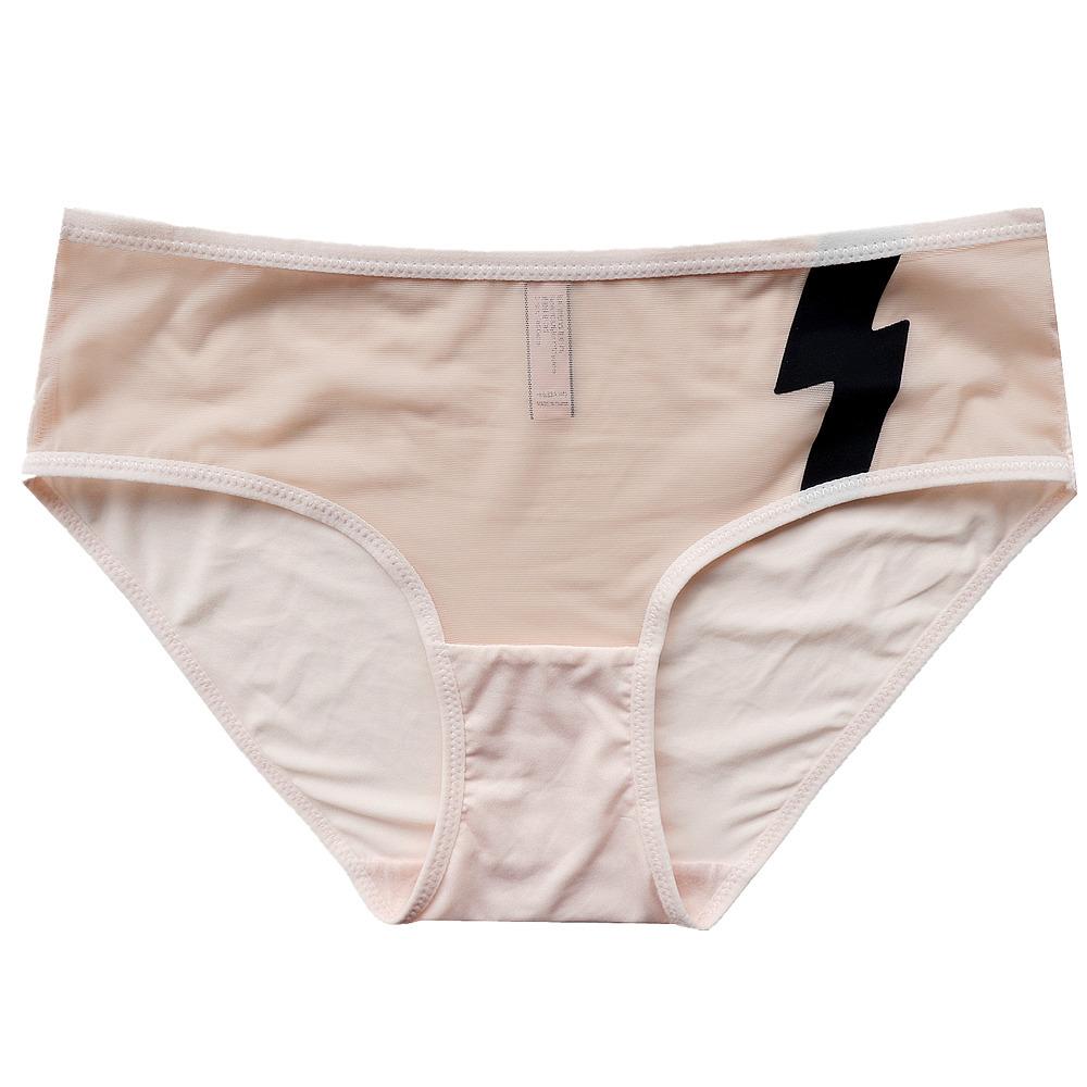

Полые женские трусики контрастного цвета, сексуальное марлевое нижнее белье, женские удобные высокие весенние трусы со средней талией для женщин L розовый