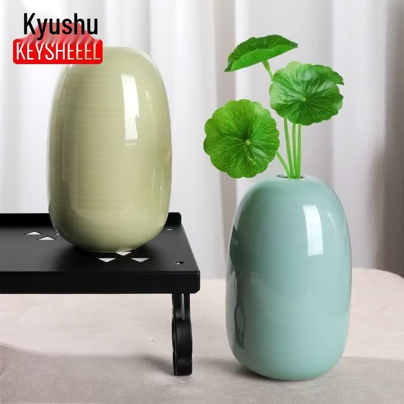 KEYSHEEL Celadon Ceramic Decorative Vase