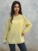 Women's Plus Size Chunky Knit Roll Neck Sweater - Autumn/Winter Candy Color