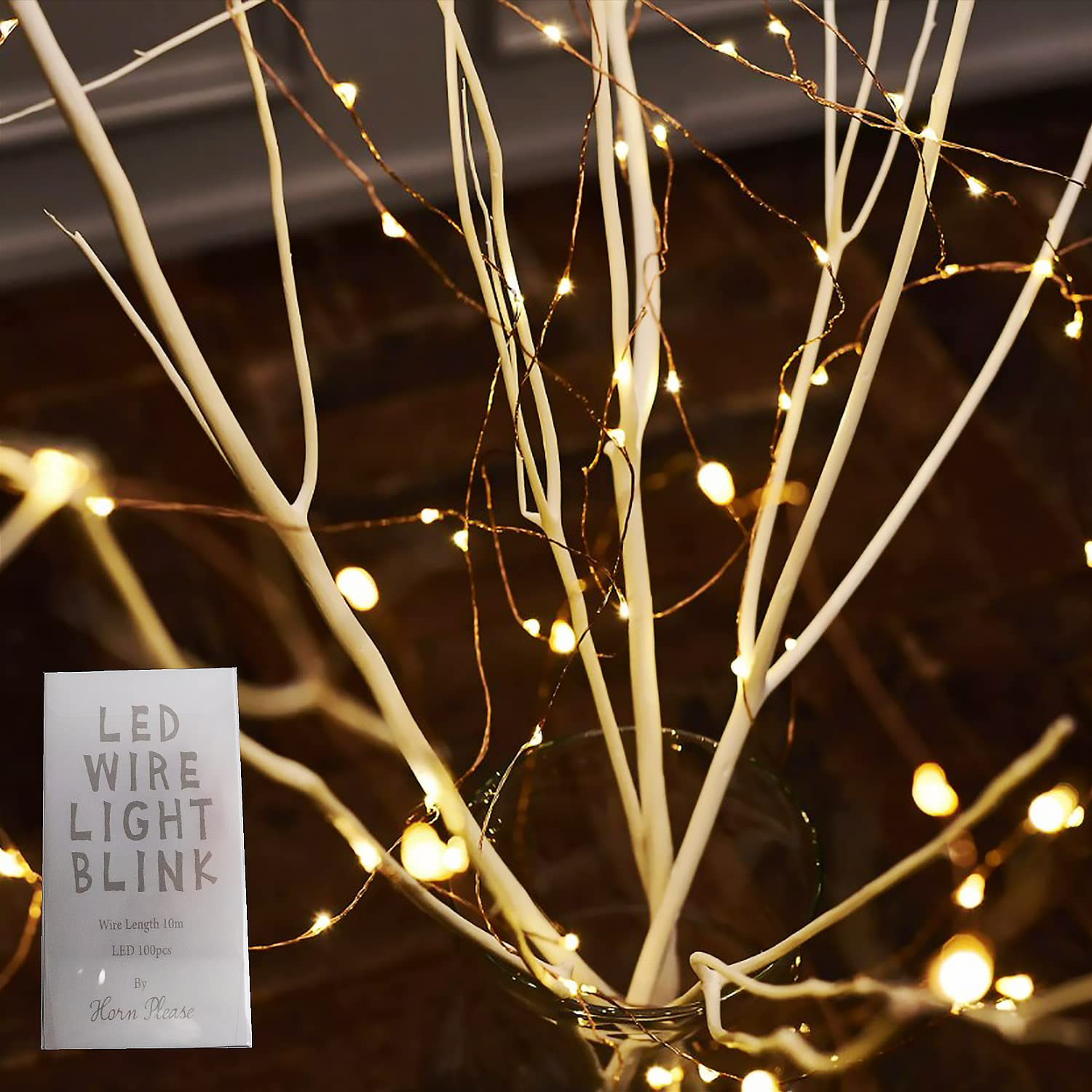 

Horn Please LED Wire 10m Light, Blinking,