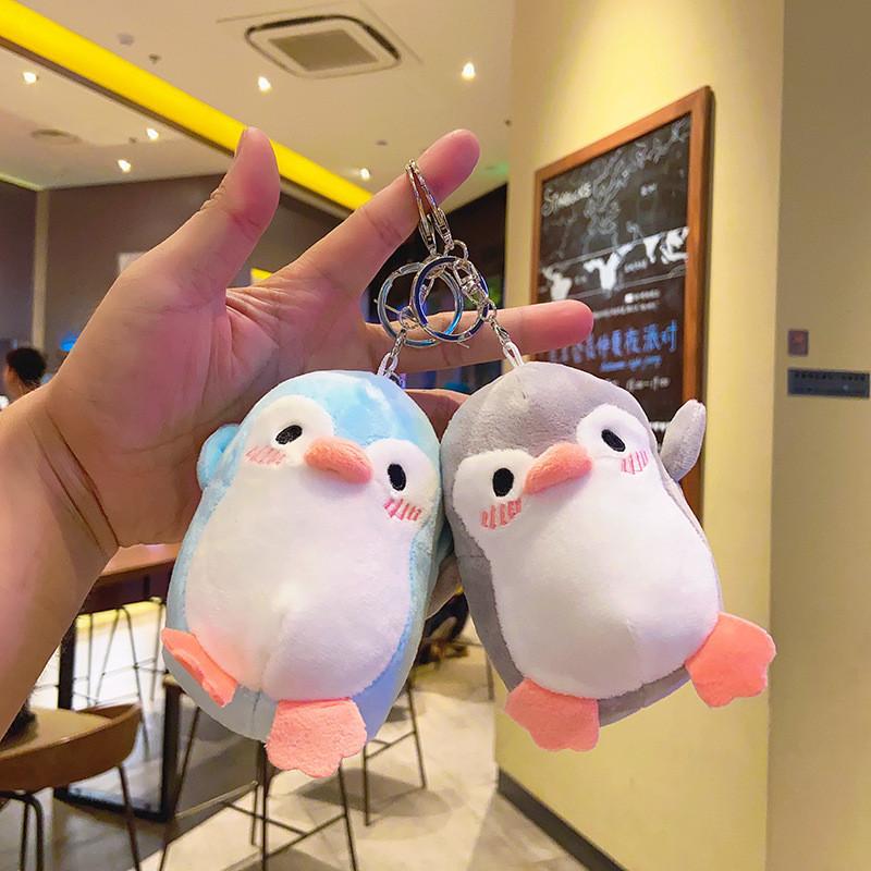 Cute Penguin Plush Toy Pendant For Children's Backpacks And Suitcases 12cm Blue