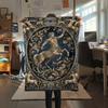 1Pc Centaur Print Flannel Blanket, High quality Comfortable for All Seasons, Home Decor, Warmth and Comfort, Perfect for Christmas Gifts W90