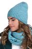 Nefra Women' Cap, Turquoise Color