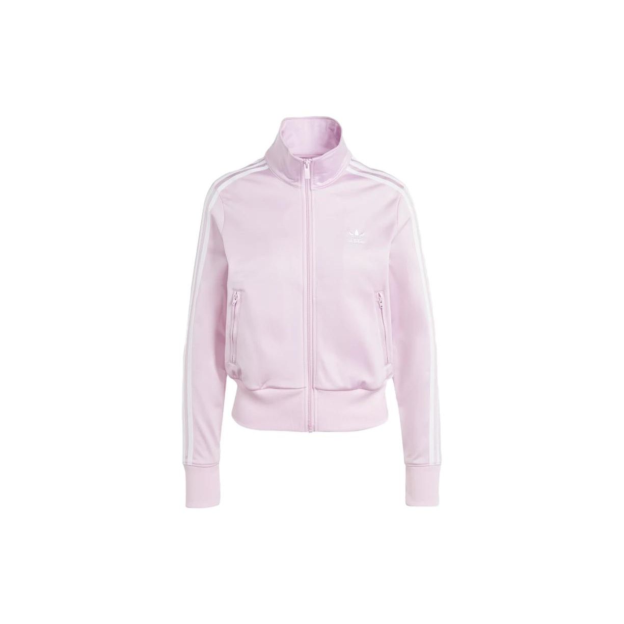 Adidas Originals Adicolor Classics Firebird Colorblock Cropped Track Jacket Casual Long Sleeve Outerwear Women Pink IK6615 L