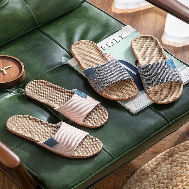 Men's Summer Linen Slippers