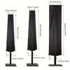 1pcs Waterproof Oxford Cloth Outdoor Sunshade Umbrella Cover Garden Weatherproof Patio Cantilever Parasol Rain Cover with Push R
