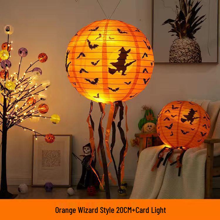 

Хелловінські гарбузові ліхтарики, гірлянда для бару, дитячого садка, декору торгового центру