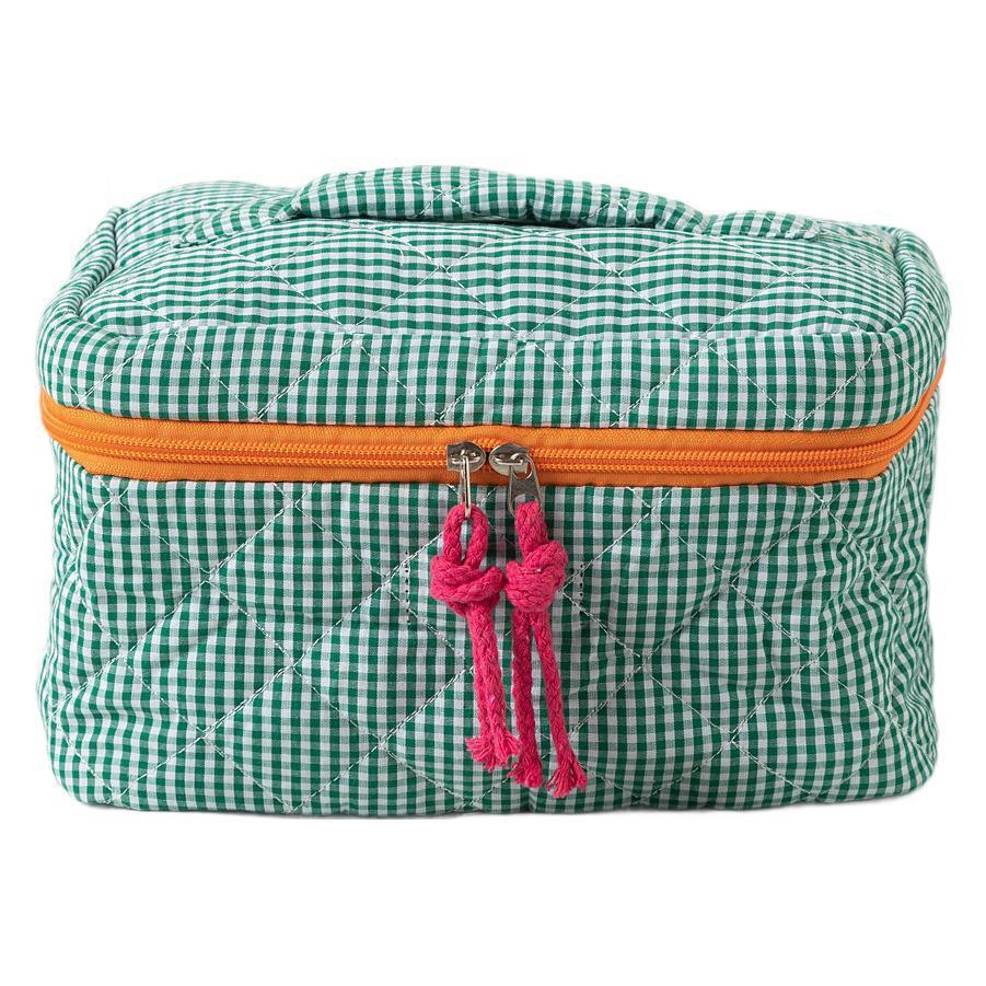 Trousse de Maquillage de Voyage Minimaliste Urbaine en Polyester avec Design Respirant Pour Femmes et Hommes