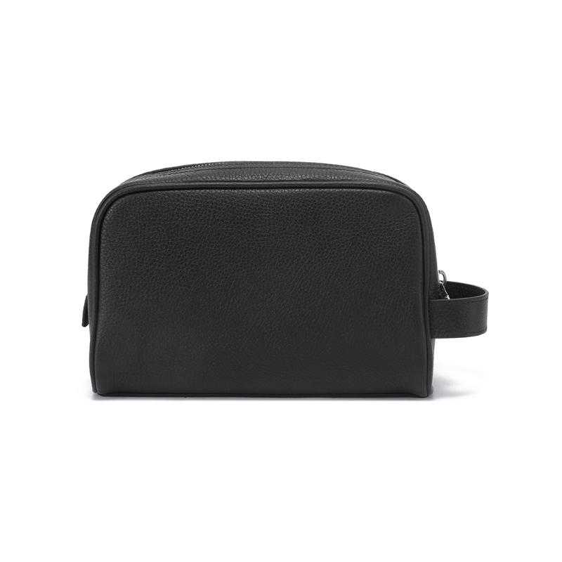 Bally Classic Black And White Striped Travel Storage Leather Toiletry And Makeup Bag Men Bags 6305026