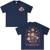 Summer Hot Sale Christian Bible Verse Jesus Vintage Floral Graphics Tees Unisex Unisex Fashion Trendy Tee Loose Cozy And Versatile