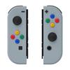 eXtremeRate Switch Replacement Shell Compatible with Handheld Controller Housing Case Compatible with Switch and Switch Comes with 8 Colorful DIY