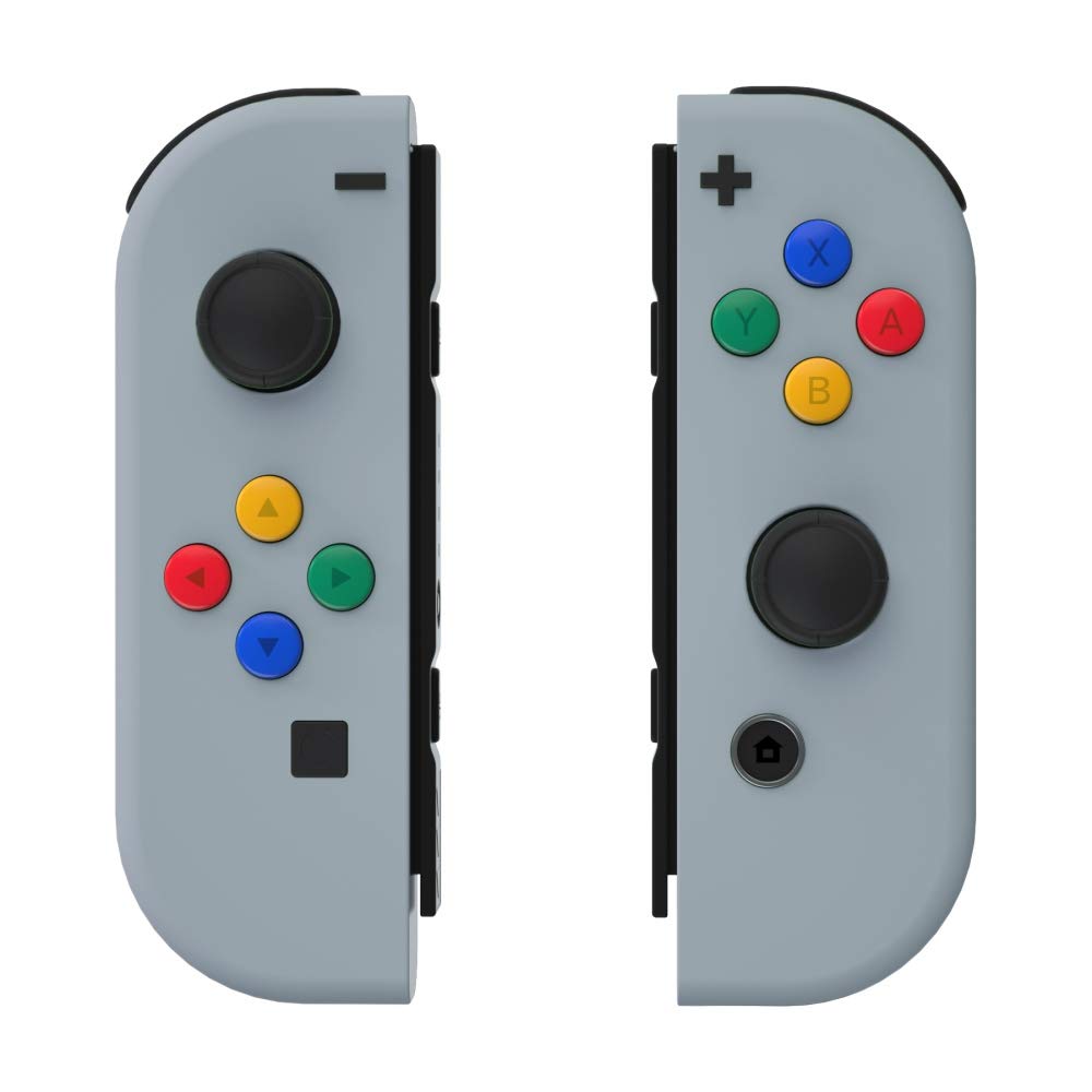eXtremeRate Switch Replacement Shell Compatible with Handheld Controller Housing Case Compatible with Switch and Switch Comes with 8 Colorful DIY