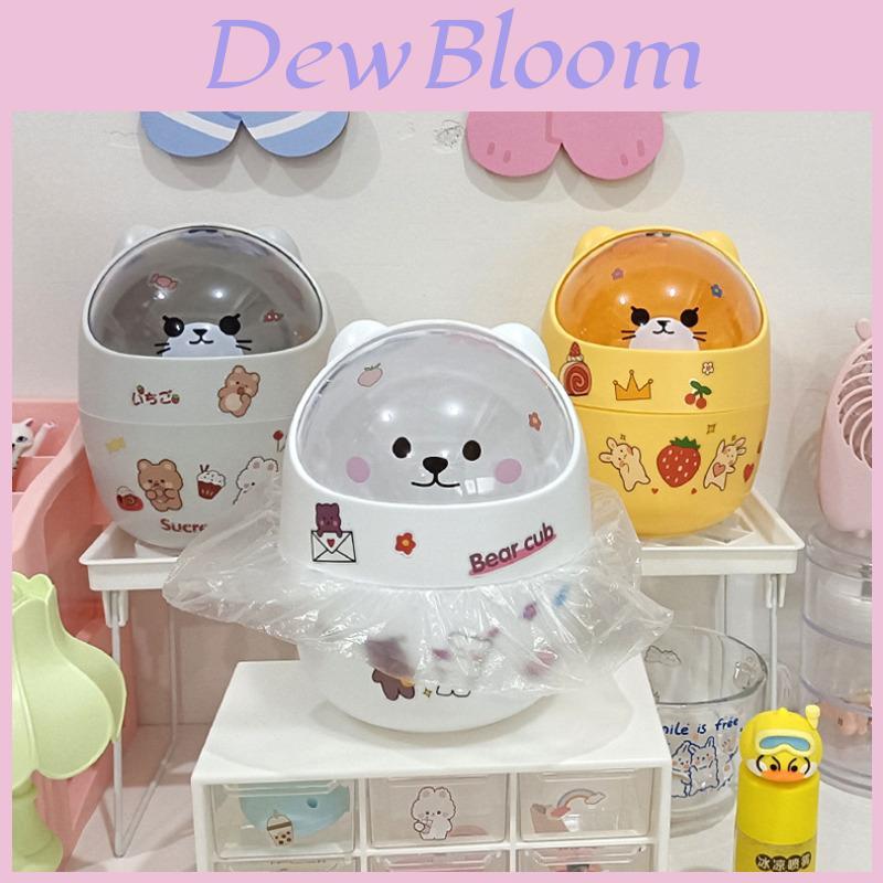Durable Lightweight Small Trash Can With Fliptop Lid And Compact Storage For Desk Organization