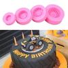 Creative Fashion Shape Tires Wheel Chocolate Cake Molds Food Grade Silicone Mold Fondant Cake Decorating Tools Accessories