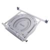 Foldable Adjustable Commode Chair Elderly Men Women Stainless Steel Closestool Chamber Pot Portable Potty Chair Toilet
