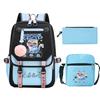 Animation Cartoon With High Value Schoolbag, Primary And Secondary School Students Leisure Backpack, Pencil Bag Set