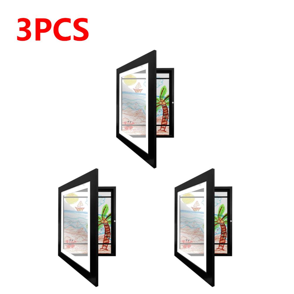 1-5PCS Artwork Frame for A6 Paper Kids Artwork Picture Frame Front Opening Wall Display Frame Artwork Display Storage Frames