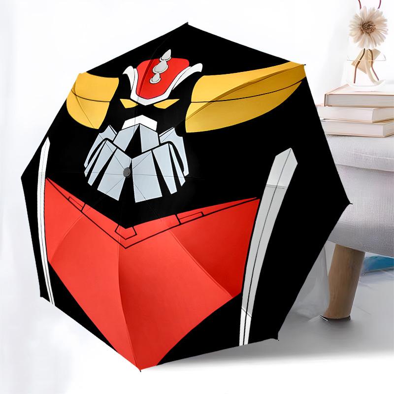 Gundam, Robot- Automatic Opening and Closing, 8-rib Structure Portable Umbrella, Suitable for Men and Women in All Seasons - Perfect Gift fo