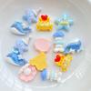 30Pcs Cartoon Ocean Series Little Stars Crabs Whales Shells Art Nail Plaksteen Strass Beeldjes Diy Wedding Plakboek Decor Craft
