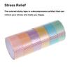 Adhesive Tapes Sticky Ball Stress Relief Tape Pearlescent Wide Silky Toy Decompression Kids Children DIY Craft School