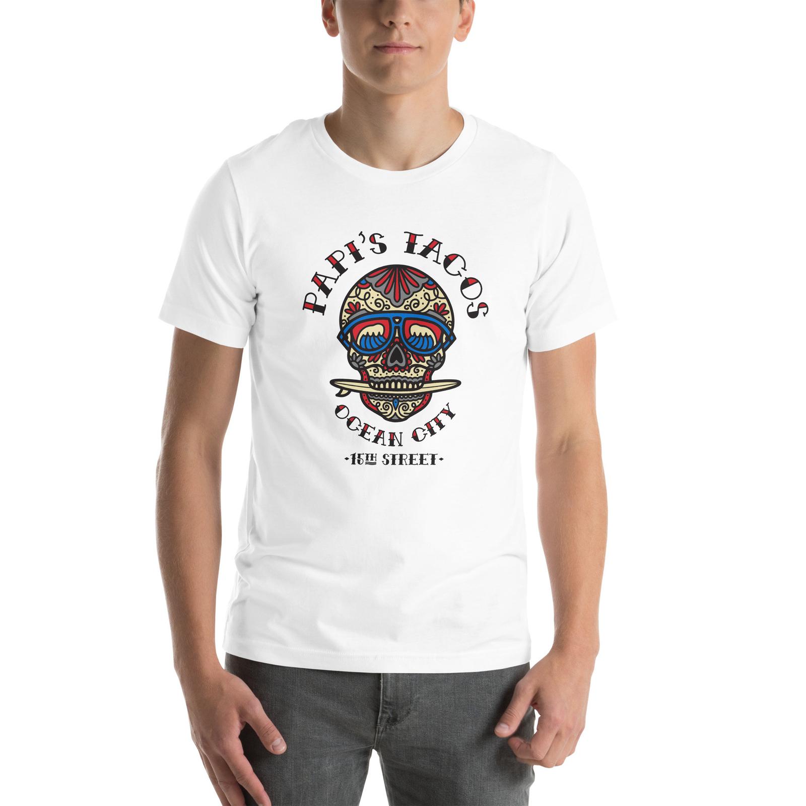 SURFER SUGAR SKULL UNI-SEX T-SHIRT S разноцветный
