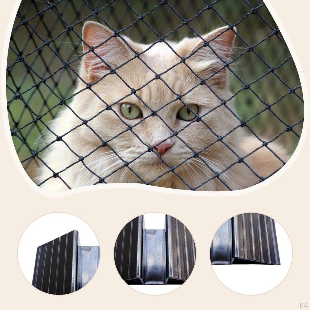 4 Bucăți Picioare de Sprijin pentru Gard Pet pentru Colțar de Întărire Triunghiulară