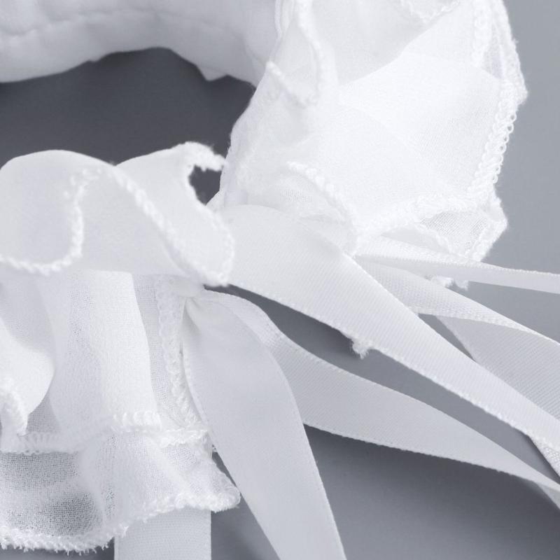 Ruffled Collar Girls Lace Victorian Collar Lapel Medieval Cosplay Victorian Ruffled Tie Collar