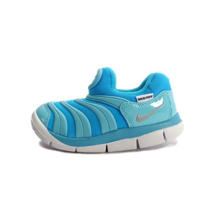 Nike Dynamo Free Low top Athletic Shoes Lake Blue Infant And Toddler 343938-417
