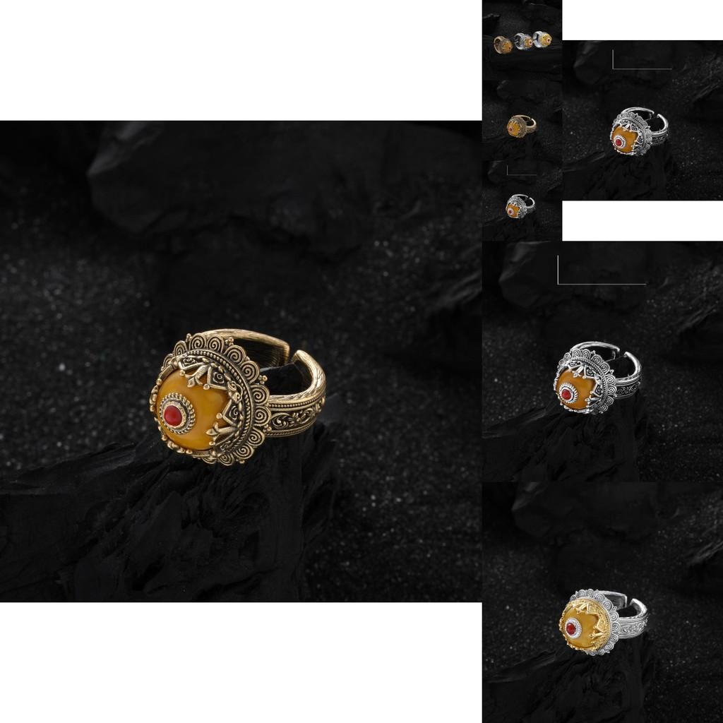 Unique 925 Pure Silver Adjustable Asura Ring Featuring Gorgeous Floral Design For Women