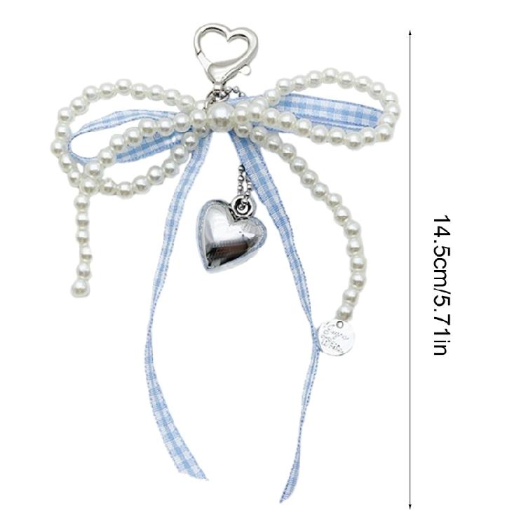 Eye Catching Phone Charm Unique Bowknot Keyring Delicate Keychain Phone Accessories Bag Pendant for Purse Backpack