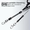 Fishing Scissor with Anti-lost Hand Rope Sharp Serrated Blade Compact Design Portable Multi-functional Metal Scissor