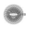 HARIO Coffee Dripper with Measuring Scale 01 Clear Gray 1-2 Cups