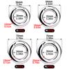 4 Sizes of 304 Stainless Steel Strength Training Rings for Men's Multi-Functional Metal Endurance Weight-Bearing Rings