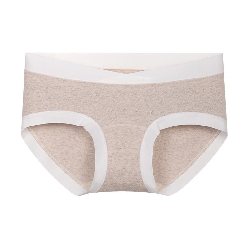 

Женское весенне-осеннее хлопковое нижнее белье с высокой эластичностью для послеродовых беременных женщин с низкой посадкой L