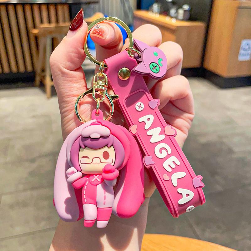 

Очаровательный ПВХ брелок-подвеска Милый подарок на дни рождения и свадьбы Angela