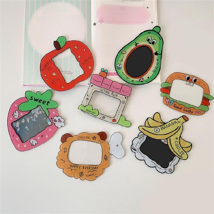 Colorful Fruit Shape Refrigerator Magnets Frame Holds Photos Card Note Memos With Reliable Magnetic Adhesion Holder