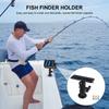 Fish Finder GPS Bracket Wear Resist 360 Degree Swivel Fish Finder Rack GPS Plate Fish Finder Mount Base for Marine Boat Kayak