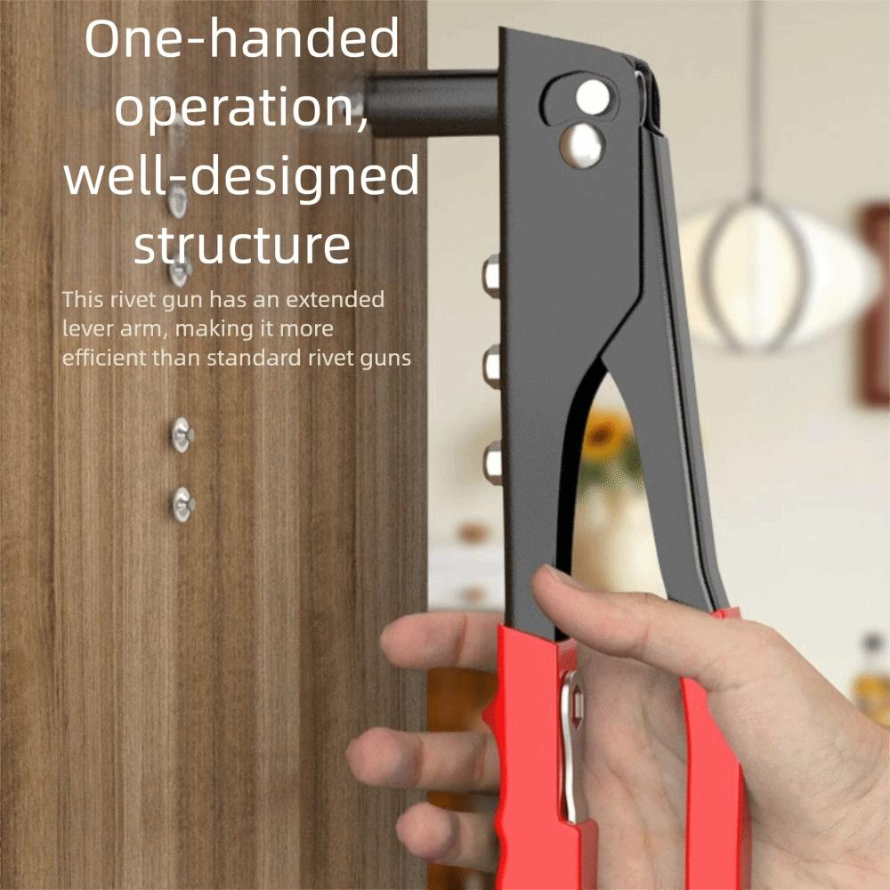 Manual Double Handle Riveter Set Steel Construction Blind Rivets Rivet Tool  Home Fastening