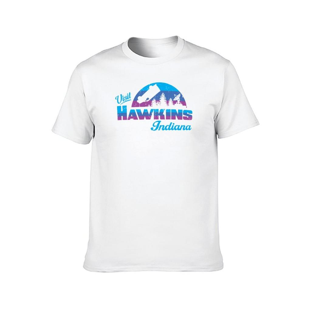Man Indiana T Hawkins Shirts T-Shirt Man T Shirt Graphic Visit Cotton