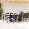 VidaXL 9-Piece Garden Dining Set with Cushions, Patio Table and Chairs, Patio Furniture, Outdoor Furniture, 3213491