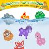 10/50PCS Cartoon Mini Keychain Fidget Toys Push Bubbles Stress Relief Sensory Toy Kawaii KeyRings fidgeting Toys for Kids Adult