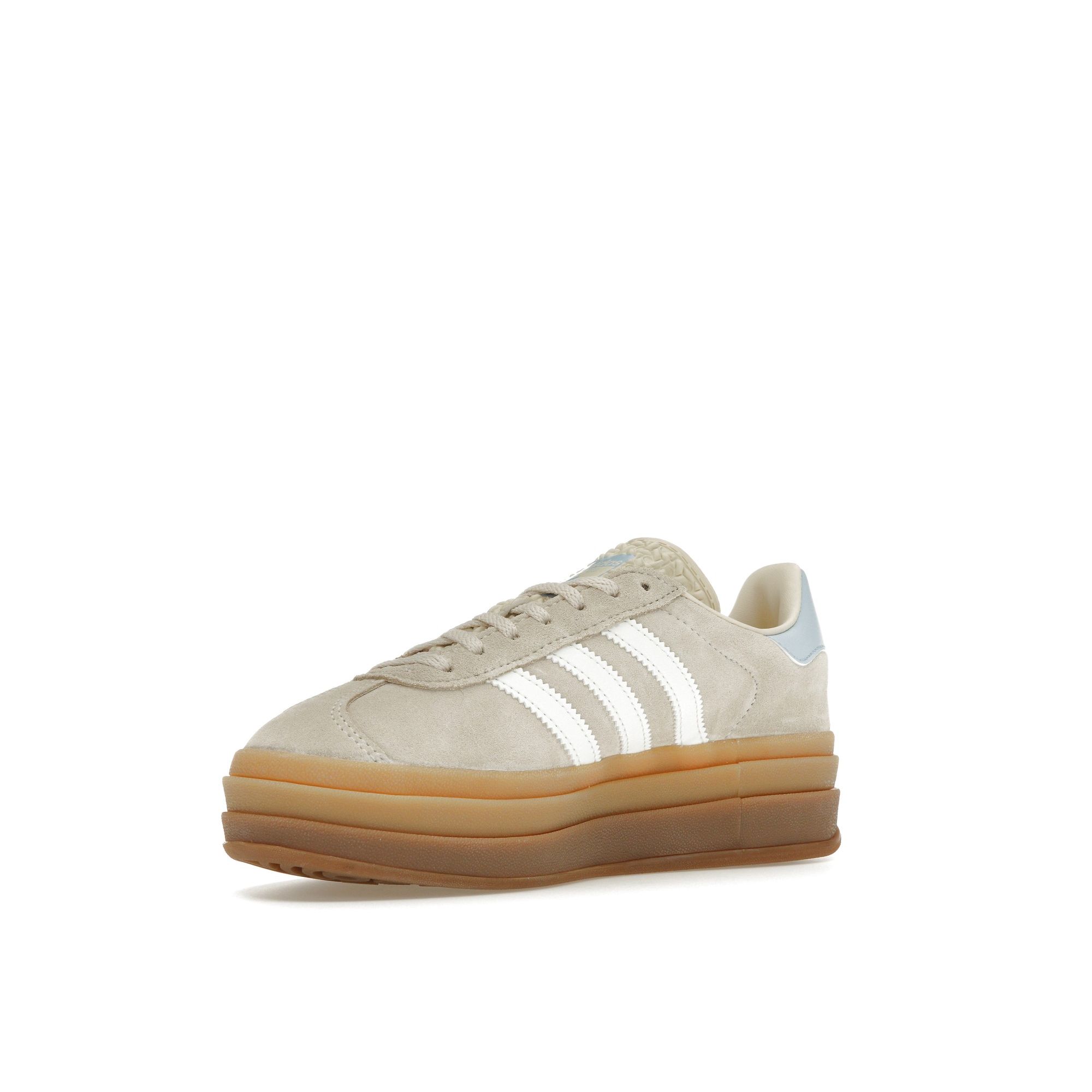 Adidas Детские кроссовки Gazelle Bold J Wonder White Clear Sky Cream Cloud-White JH5540 — фото 4